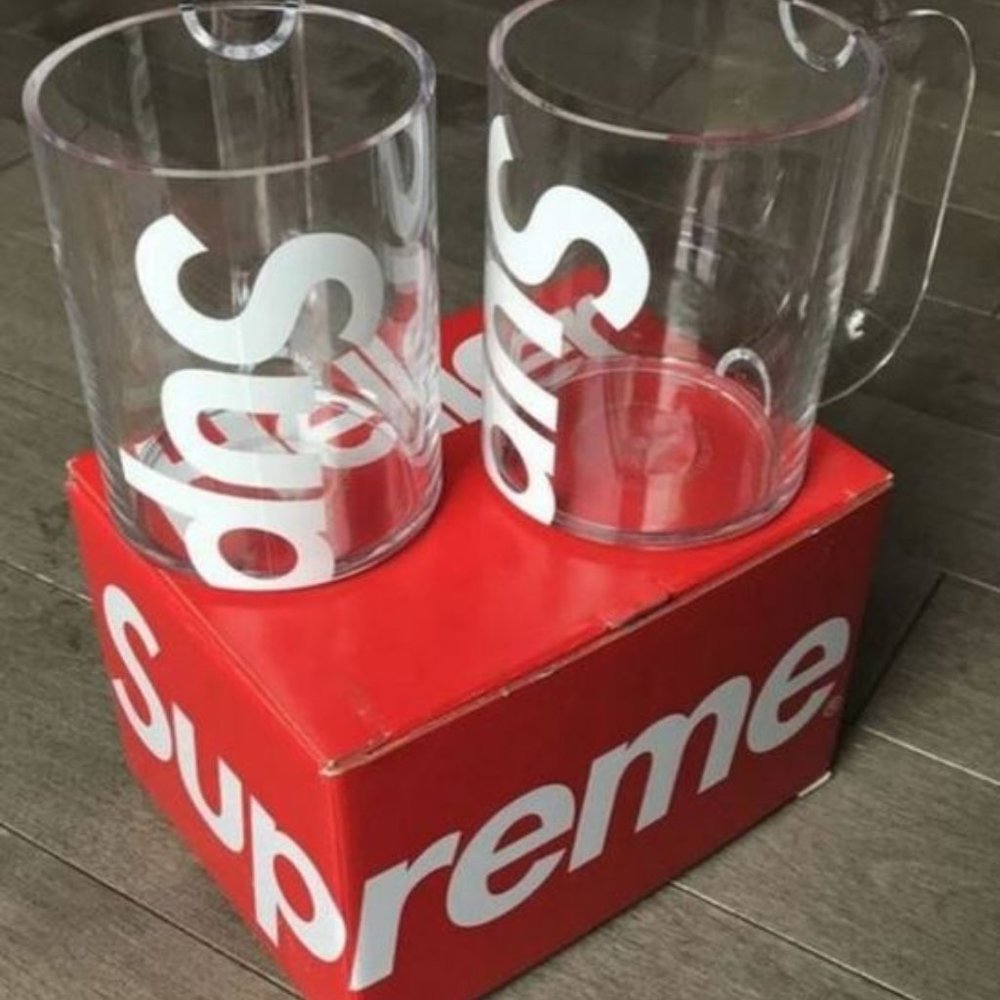 Supreme Heller Mugs (2) CLEAR bogo NEW SS FW 20 21